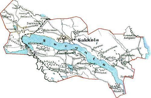 Sakkolan kartta